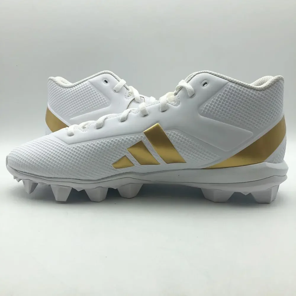 Adidas Mens Adizero Impact 2 Molded Football Cleats Size 11 Gold NWOB